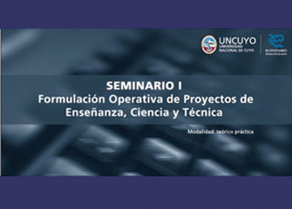 imagen Seminario sobre formulación operativa de proyectos