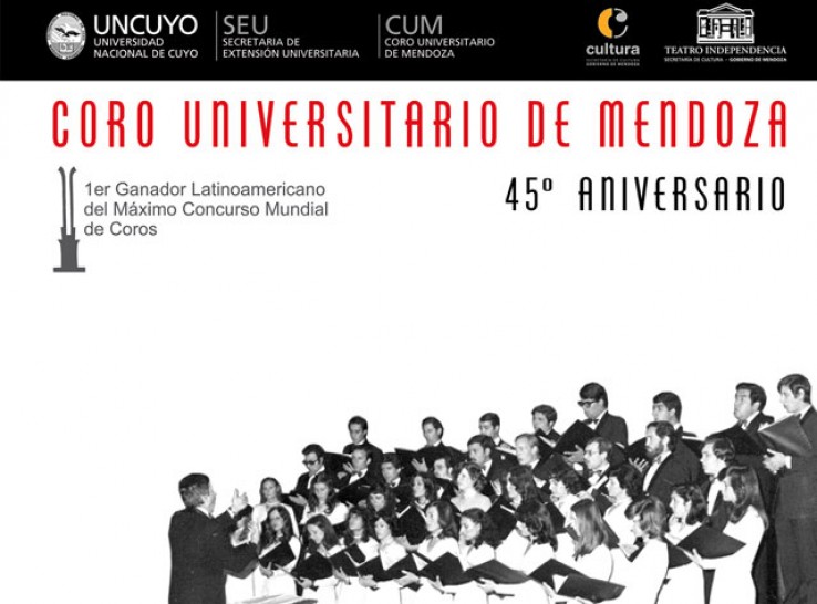 imagen El Coro Universitario celebra sus 45 años en el Independencia