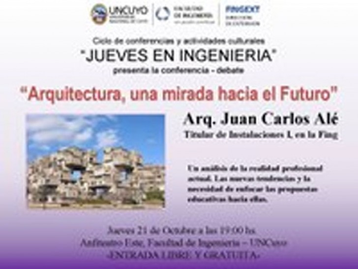 imagen "Arquitectura, una mirada hacia el futuro", tema de una conferencia en Ingeniería  