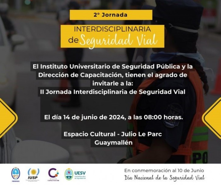 imagen Mendoza será sede de la II Jornada Interdisciplinaria de Seguridad Vial