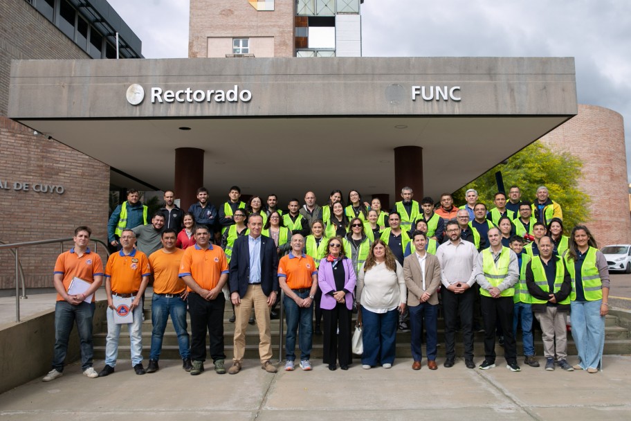 imagen La UNCUYO realizó un simulacro de evacuación para edificios públicos y educativos