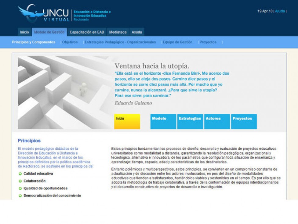 imagen La UNCuyo presenta nueva versión de su Campus Virtual