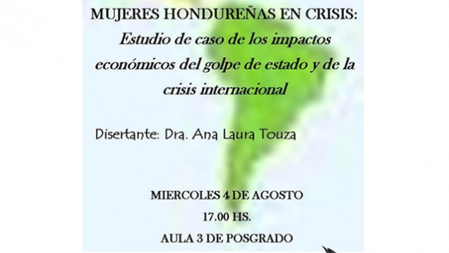 imagen El impacto de la crisis internacional y del golpe de Estado en las mujeres de Honduras