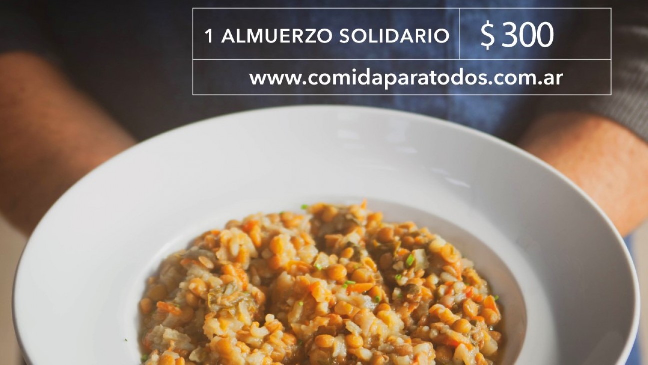 imagen "Comida para tod@s" una campaña que apunta al hambre cero en Mendoza