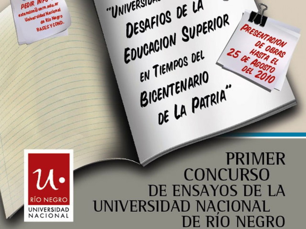 imagen Primer concurso de ensayos de la UNRN