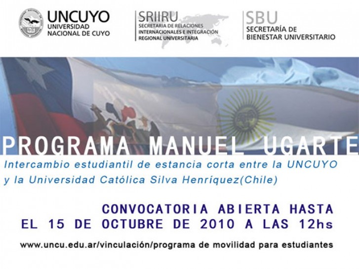 imagen Vence plazo de inscripción para intercambio estudiantil con Chile
