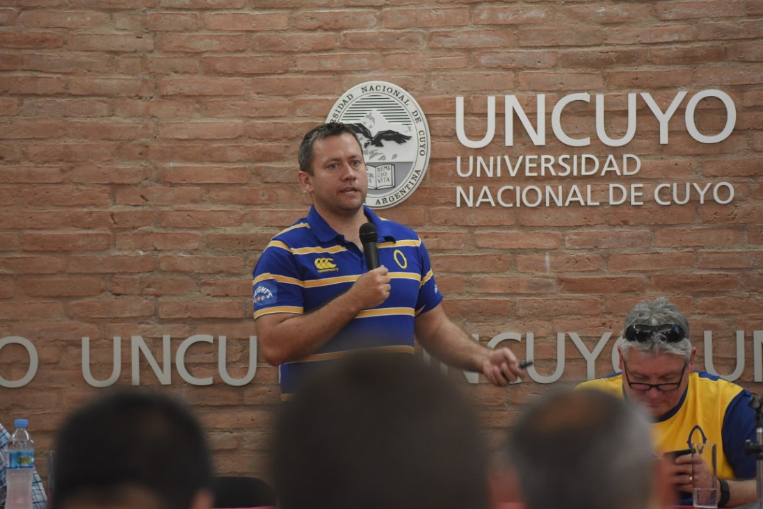 imagen Técnico de rugby neozelandés compartió su filosofía en la UNCuyo