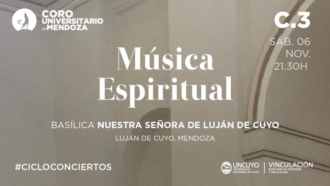 imagen La música espiritual del CUM ahora se escuchará en Luján 