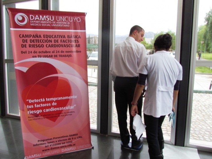 imagen Damsu puso en marcha campaña para detectar factores de riesgo cardiovascular