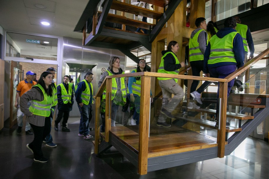 imagen La UNCUYO realizó un simulacro de evacuación para edificios públicos y educativos