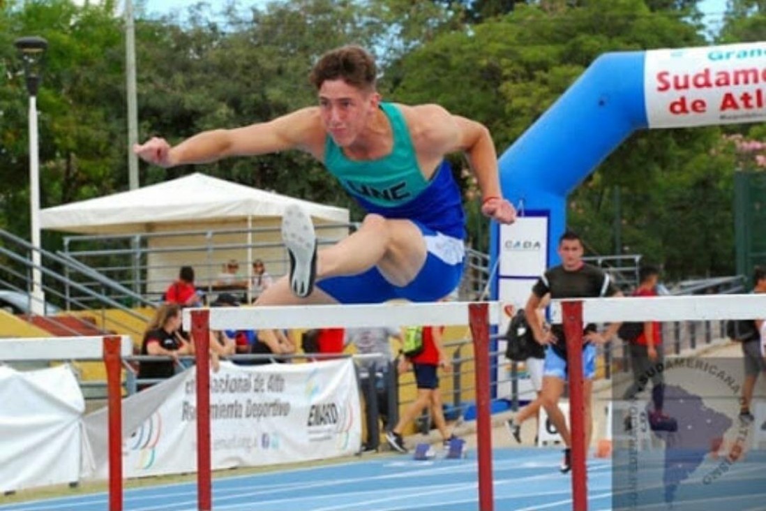 imagen A pura velocidad el atleta de la UNCUYO estableció un nuevo record 