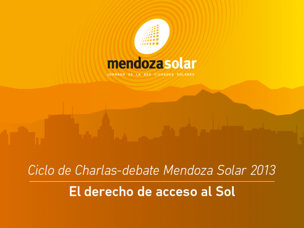 imagen Derecho de acceso al sol, tema de una charla debate 