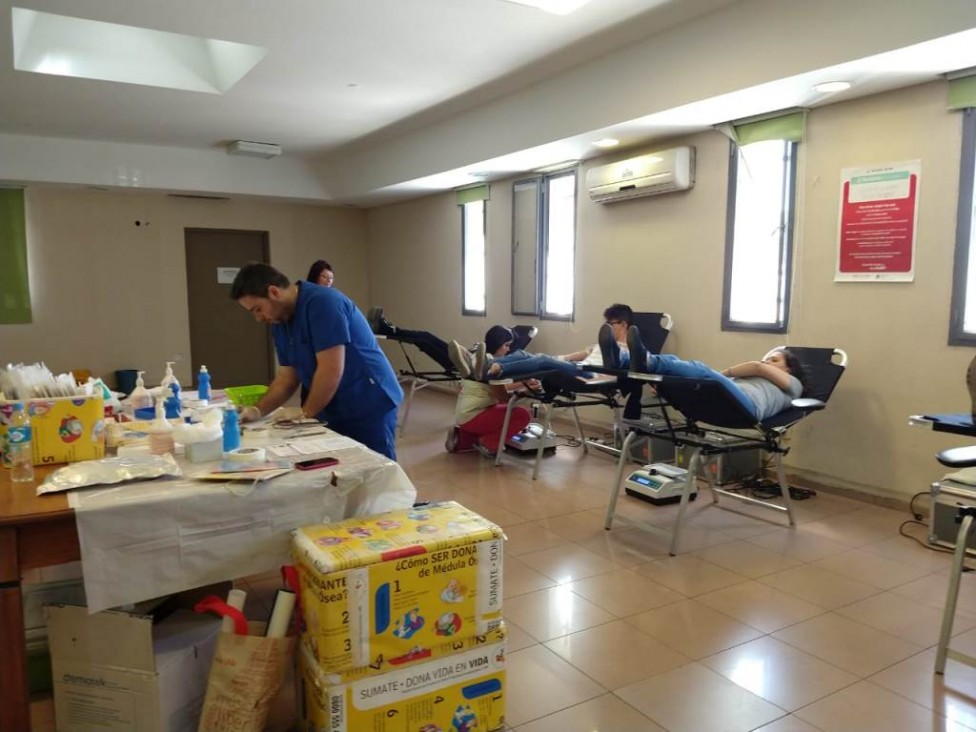 imagen Fomentaron la donación de sangre en los estudiantes