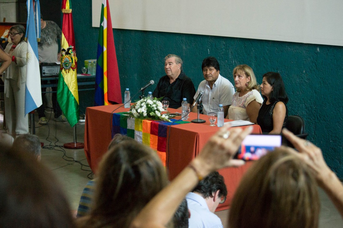 imagen Evo Morales visitó la UNCUYO