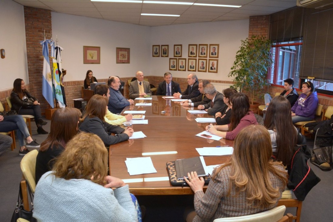 imagen Pizzi y Barón se reunieron con consejeros de Derecho