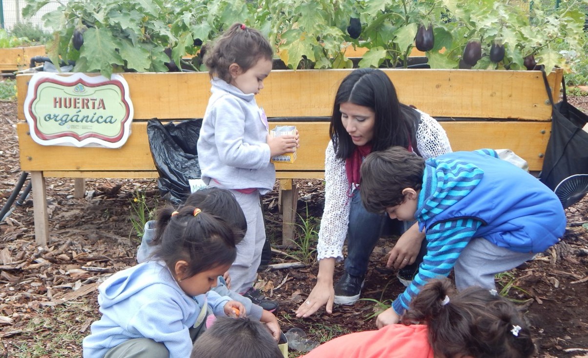 imagen Niños jugaron a ser agricultores por un día