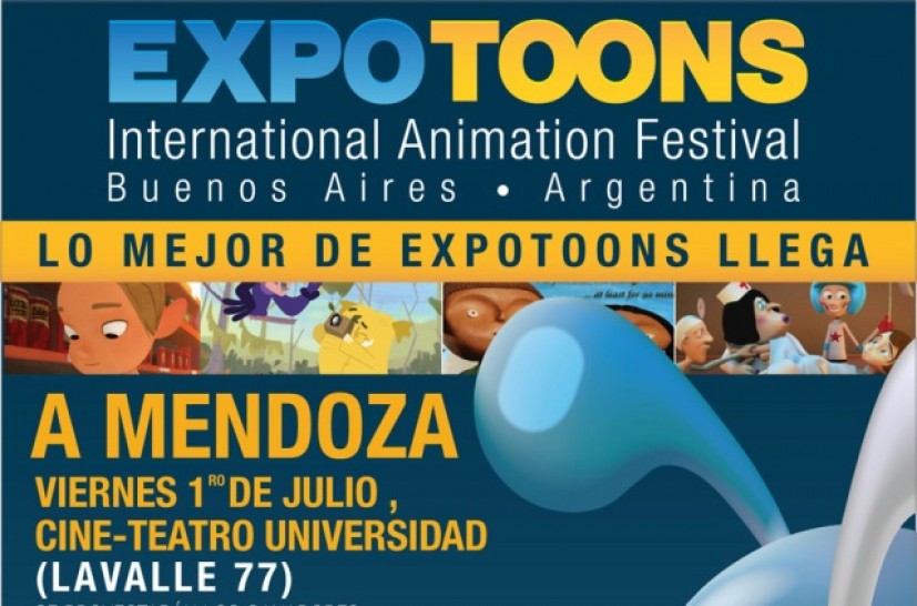 imagen Festival internacional de Animación "Expotoons" en el Cine Universidad