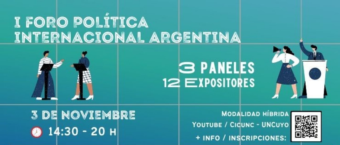 imagen Indagarán en el Foro de Política Internacional Argentina el impacto del actual escenario global 