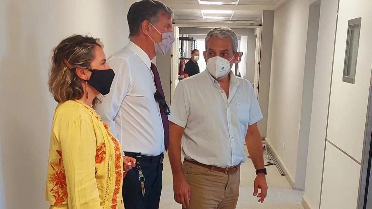 imagen Pizzi recorrió obras y nuevas áreas del Hospital Universitario 