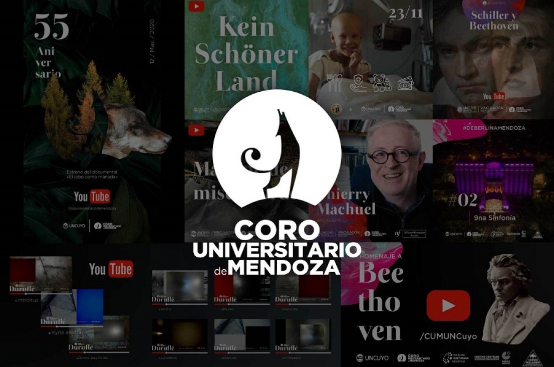 imagen 2020, año de aprendizaje e innovación para el Coro Universitario de Mendoza