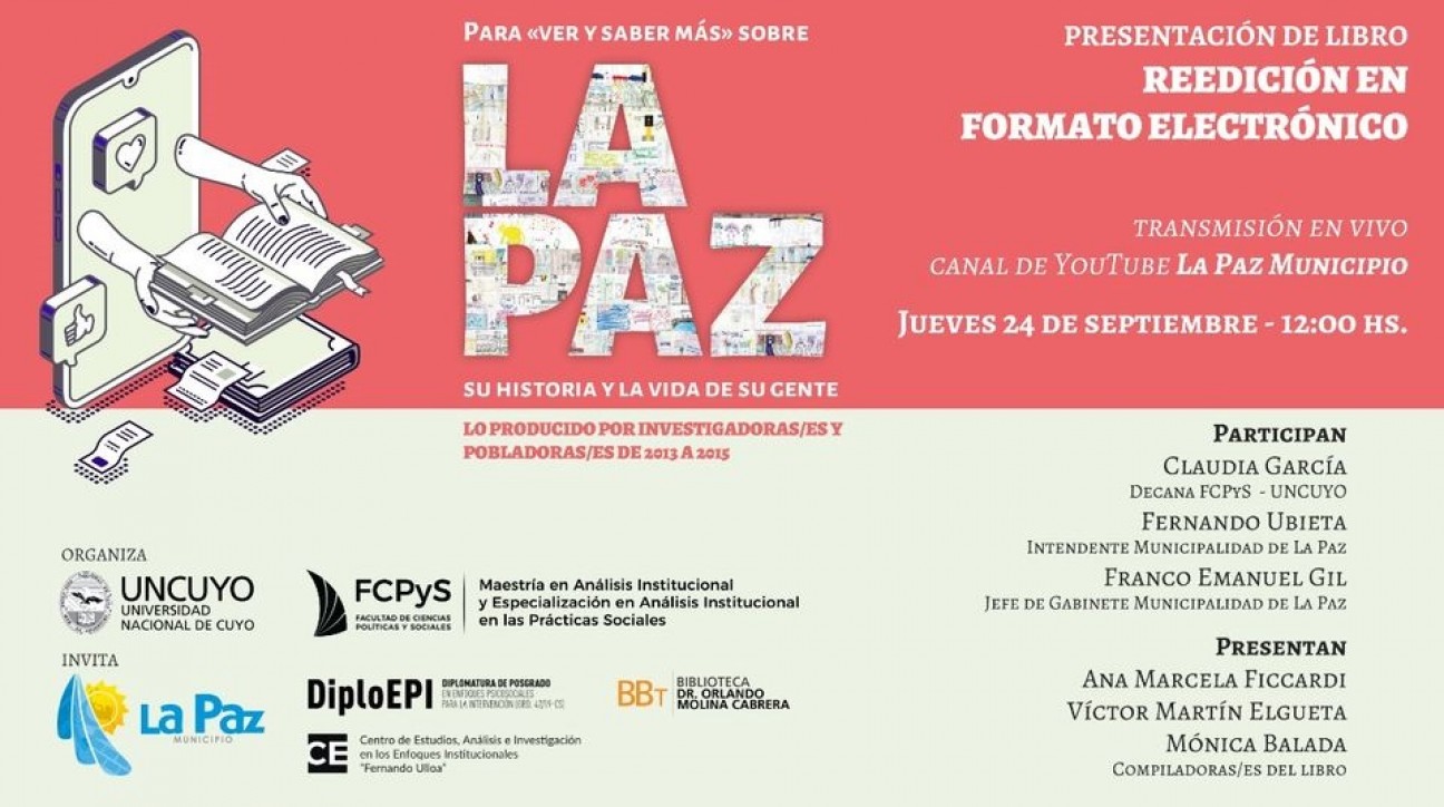 imagen Presentan una nueva edición del libro que aborda la historia y la vida de La Paz 