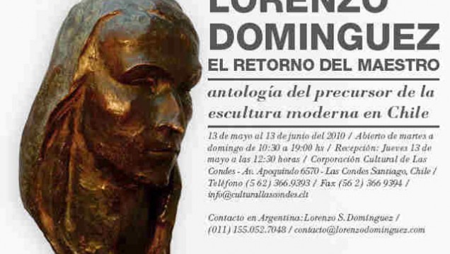 imagen Recuerdan en Chile al destacado escultor Lorenzo Domínguez 