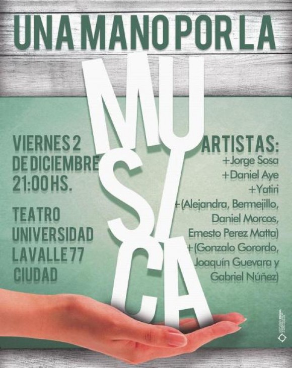 imagen "Una mano por la música", festival solidario de las Carreras Musicales