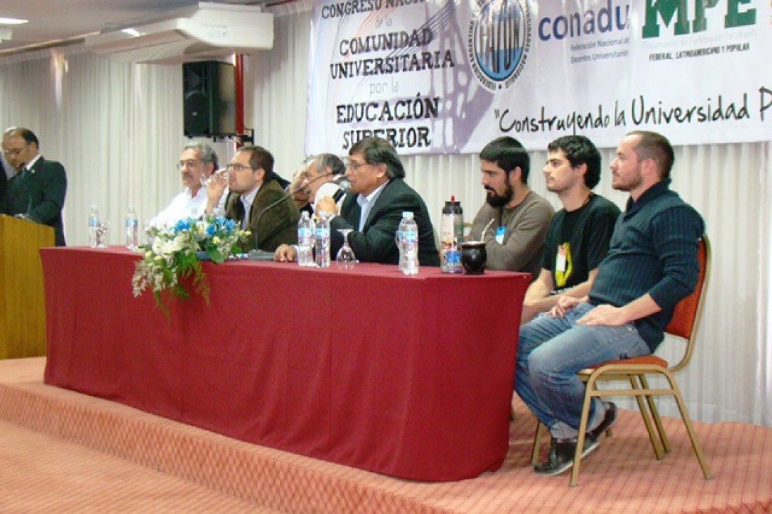 imagen Con la participación de todos los claustros se realizó el I Congreso Nacional  de la Comunidad Universitaria