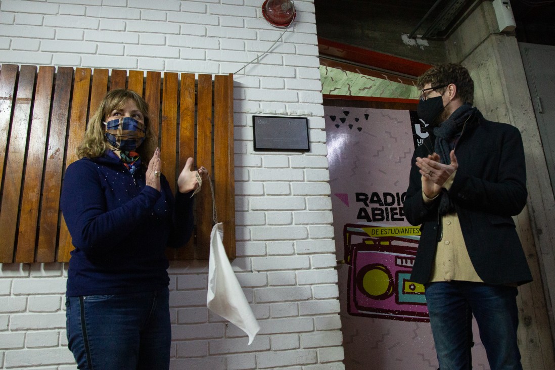 imagen El estudio de Radio Abierta ya lleva el nombre de Jorge Sosa