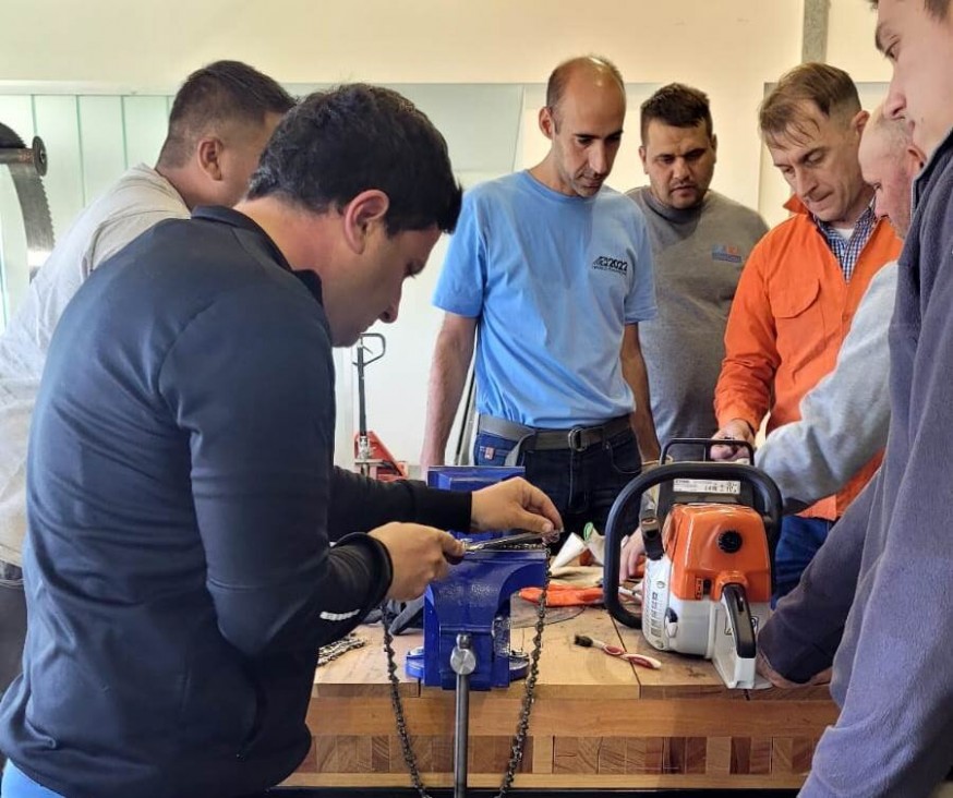 imagen Uso de motosierras, una capacitación estratégica para la industria de la madera