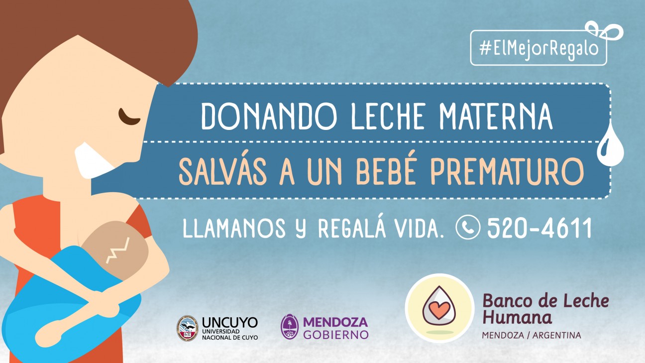 imagen La UNCUYO desarrolló una campaña para el Banco de Leche Humana