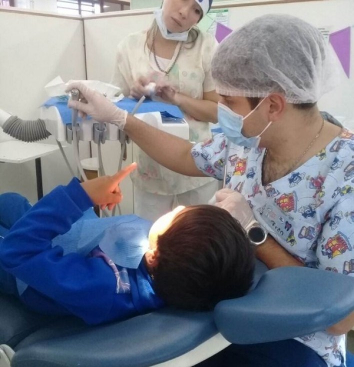 imagen Chicos de San Carlos recibieron atención odontológica