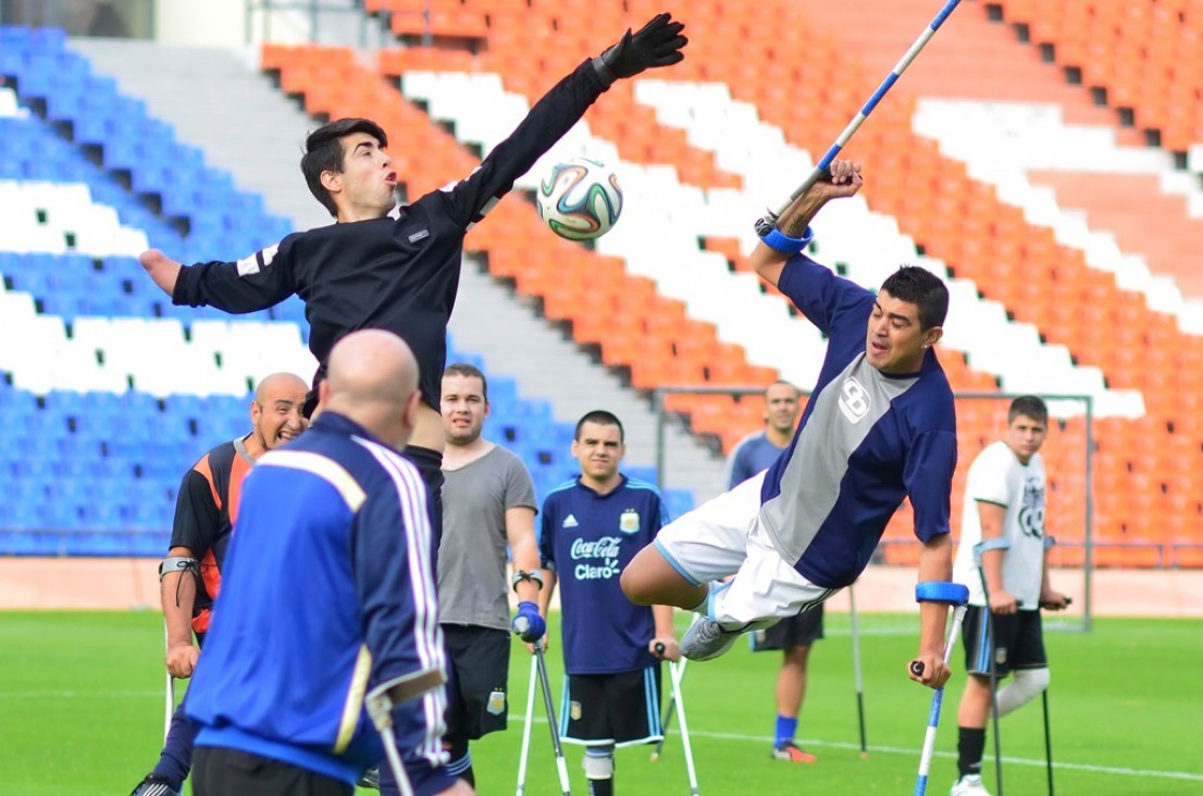 imagen Selección Nacional de fútbol de amputados en la UNCuyo