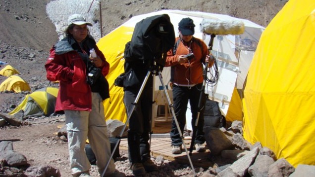 imagen Concluyó rodaje de serie documental de la UNCuyo sobre científicos en el Aconcagua