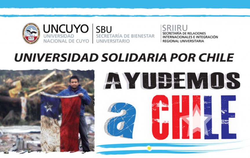 imagen Colecta para Chile en la UNCuyo