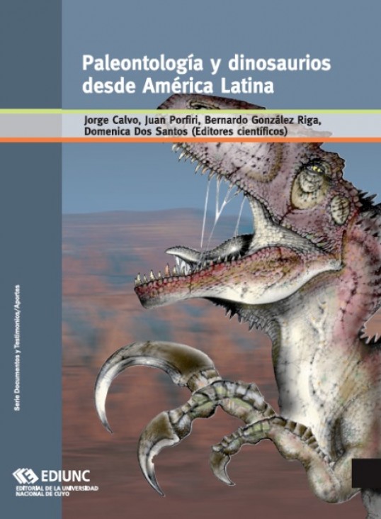 imagen Paleontología y dinosaurios, tema de un libro de EDIUNC