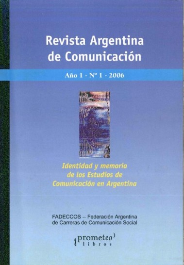 imagen Revista Argentina de Comunicación convoca a presentar artículos