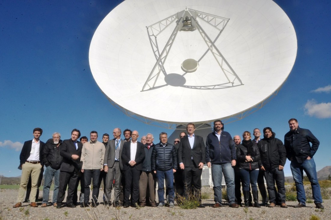 imagen La UNCuyo fue parte de la comitiva que visitó la Antena de Espacio Profundo en Malargüe