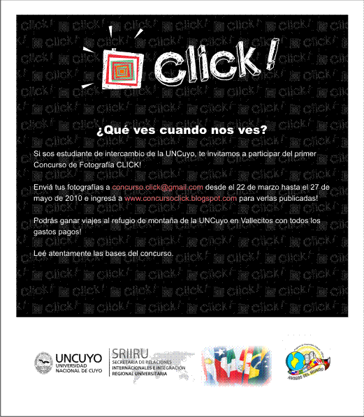 imagen Concurso de Fotografía CLICK 2010 para estudiantes de Intercambio