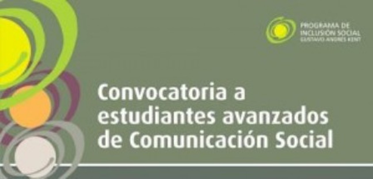 imagen Convocatoria  para estudiantes avanzados de Comunicación Social