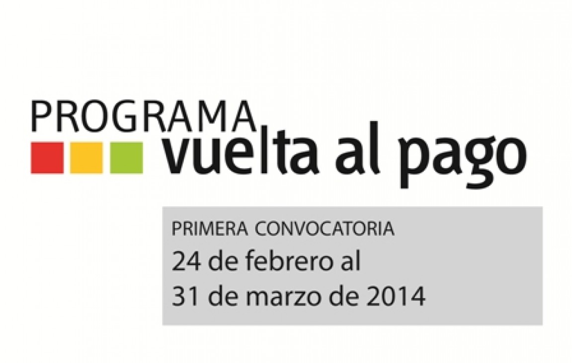 imagen 1ª CONVOCATORIA DEL PROGRAMA VUELTA AL PAGO 2014 PARA ESTUDIANTES Y EGRESADOS DE LA UNCUYO