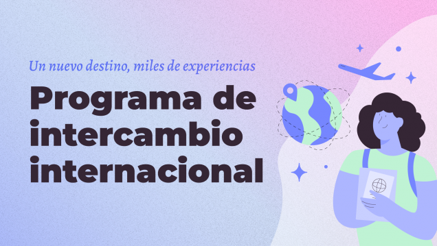 imagen Convocatoria de Intercambio Internacional para  1º semestre 2025