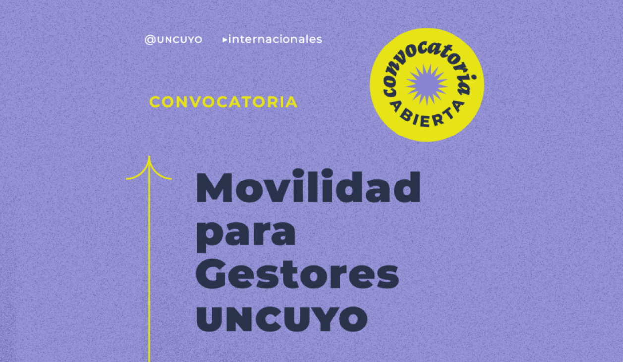 imagen PRÓRROGA - Programa de movilidad AUGM para personal de apoyo académico de la UNCUYO