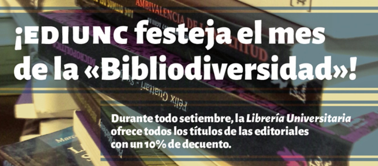 imagen Ediunc festeja con descuentos el mes de la bibliodiversidad