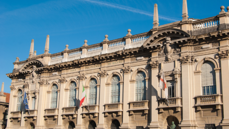 imagen El Politécnico de Milano brindará una charla sobre oportunidades de estudios de Posgrado en Italia