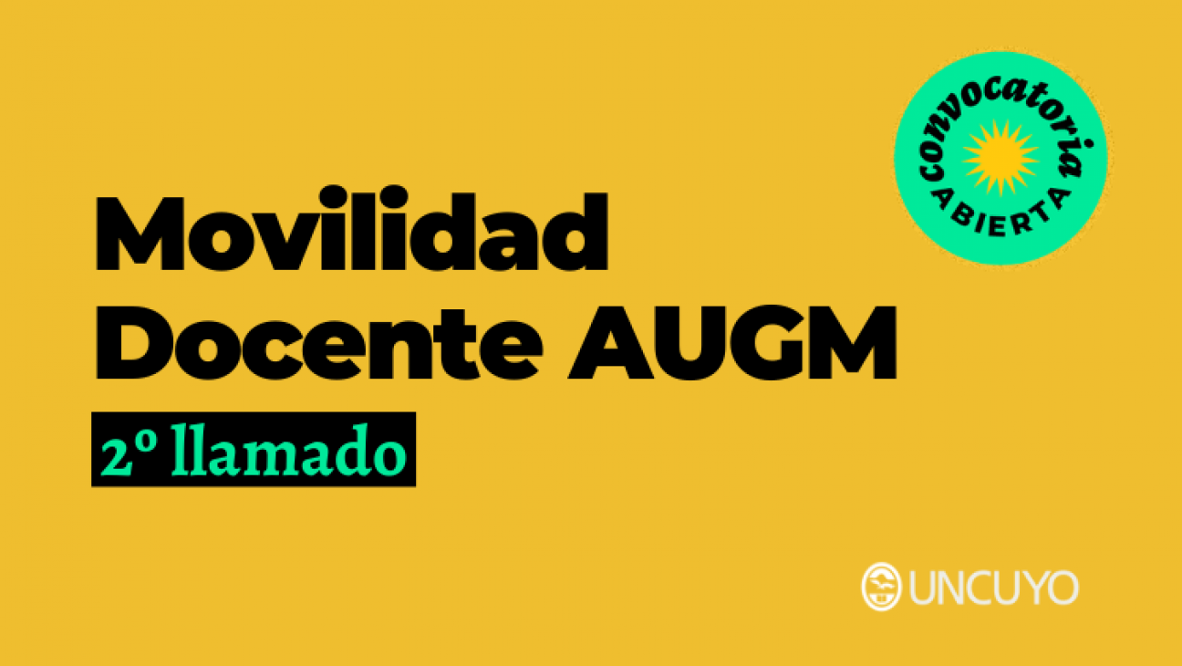 imagen PRÓRROGA - Convocatoria de movilidad programa ESCALA docente AUGM 2024 -2º LLAMADO