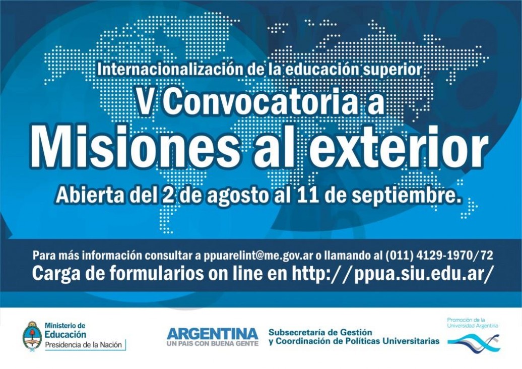 imagen Se extiende Convocatoria a Misiones V