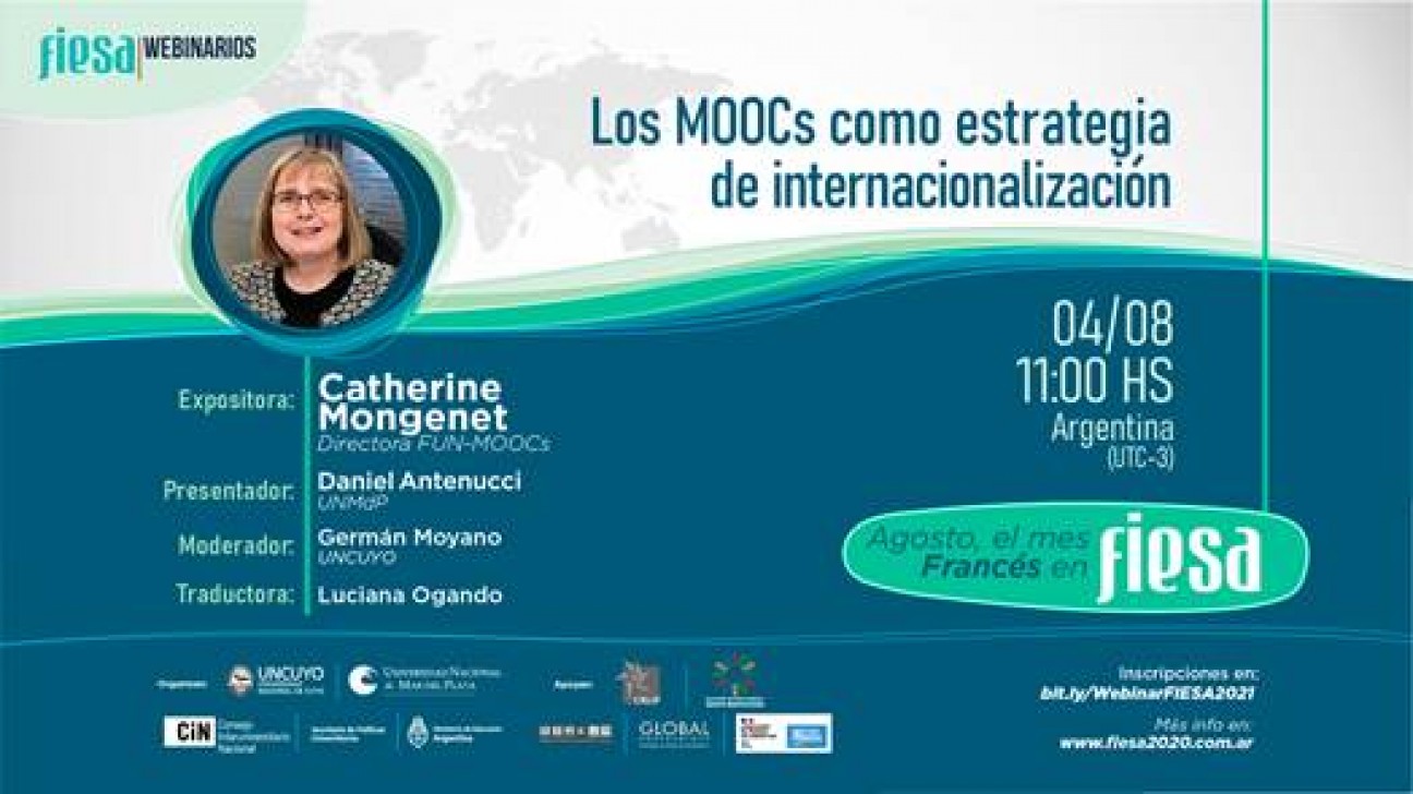 imagen FIESA WEBINARIOS: Próxima Edición - Los MOOCs como estrategia de internacionalización