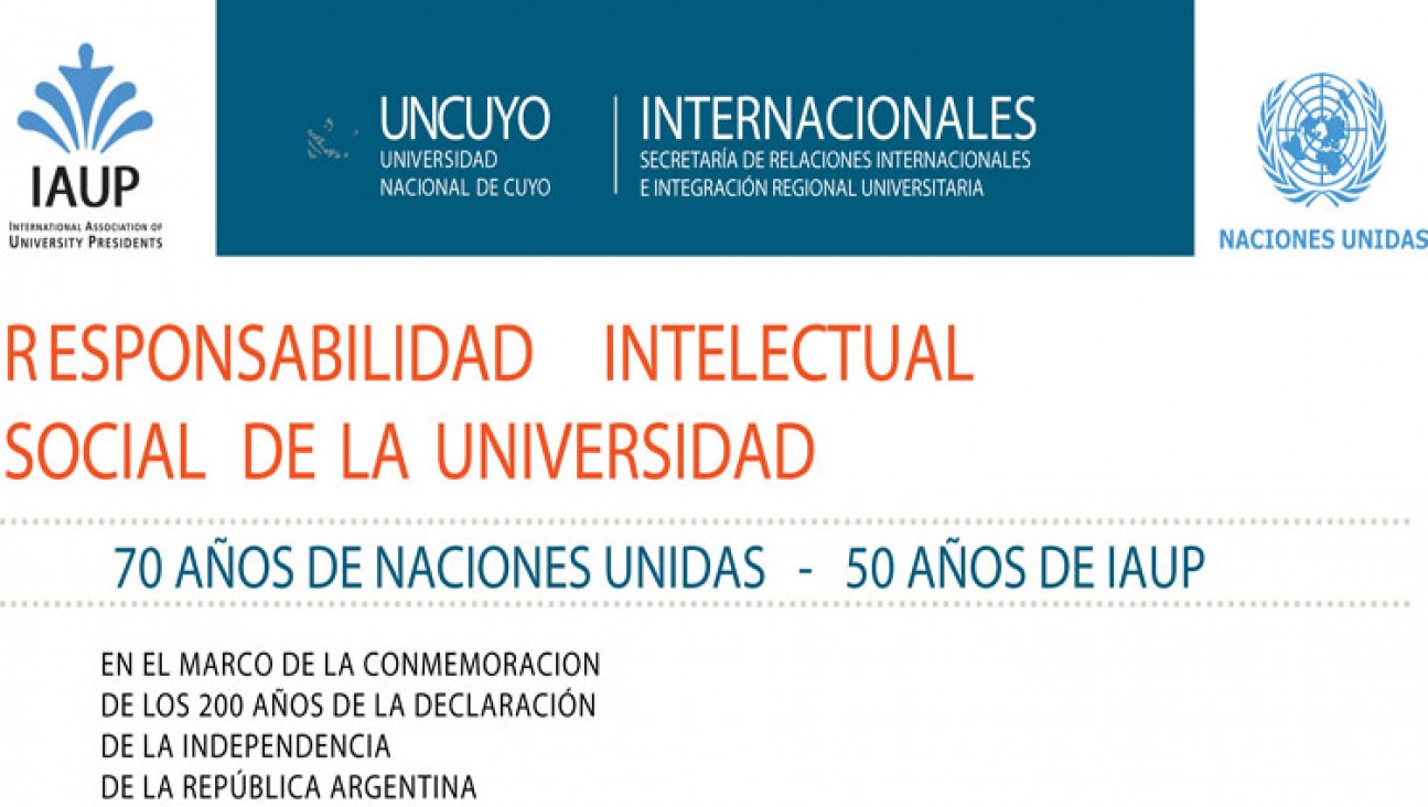 imagen Seminario Internacional sobre "Responsabilidad intelectual social de la universidad"