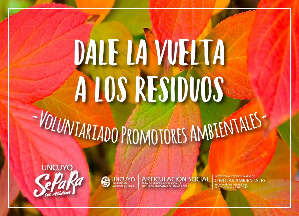 imagen Se abre una nueva convocatoria del Voluntariado Promotores Ambientales "¡Dale la vuelta a los residuos!"